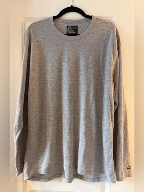 Champion Men's Long Sleeve Base Layer Shirt - Gray Heather
